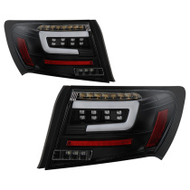Subaru Impreza WRX 08-11 4-dörrars Bakljus LED Svarta Spyder Auto